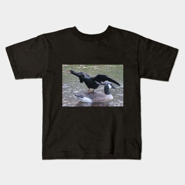 Isn't This What A Decoy Is For? Kids T-Shirt by Judy Geller